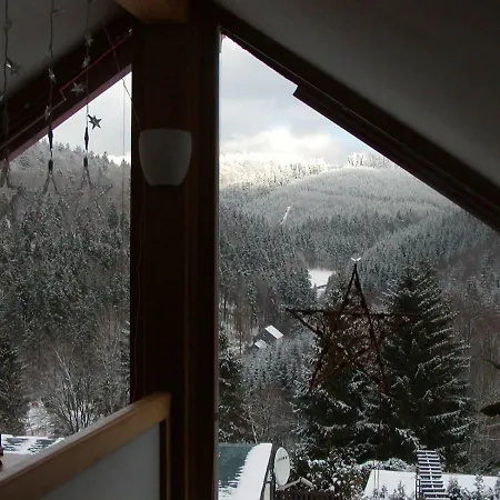 Ferienhaus am Löffelberghüttchen Gießübel Exterior foto